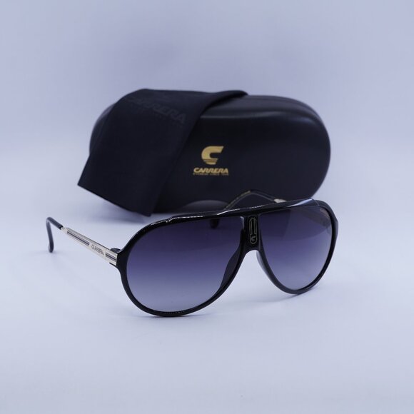 Carrera ENDURANCE65 0807 9O Aviator Sunglasses - Black/Grey - Picture 1 of 10